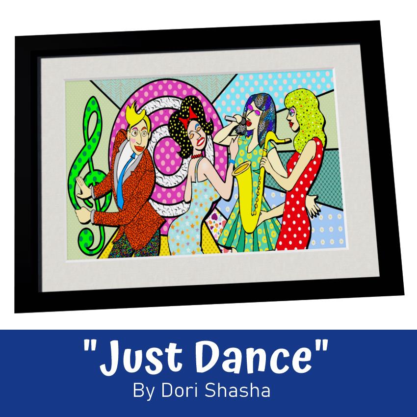Just dance artwork by Dori Shasha