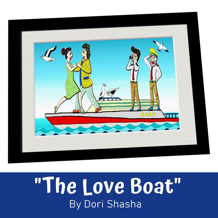 The love boat - artwork by Dori shasha